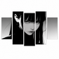 Fantasy Girl Wall Art - LED Light Up Gaming Room Poster Decor