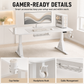 Height Adjustable Gaming Desk - Electric Sit-Stand