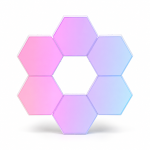 Hexagon Triangle RGB Light Panels - Smart App Control Desk Lamp
