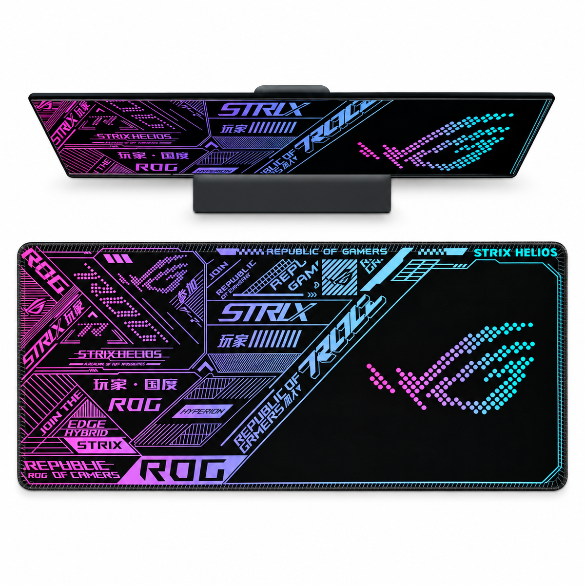 Gradient Gaming Mouse Pad XL - Premium FPS Desk Mat with Stitched Edges