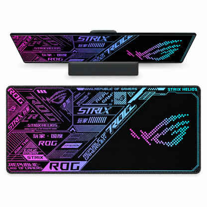 Gradient Gaming Mouse Pad XL - Premium FPS Desk Mat with Stitched Edges