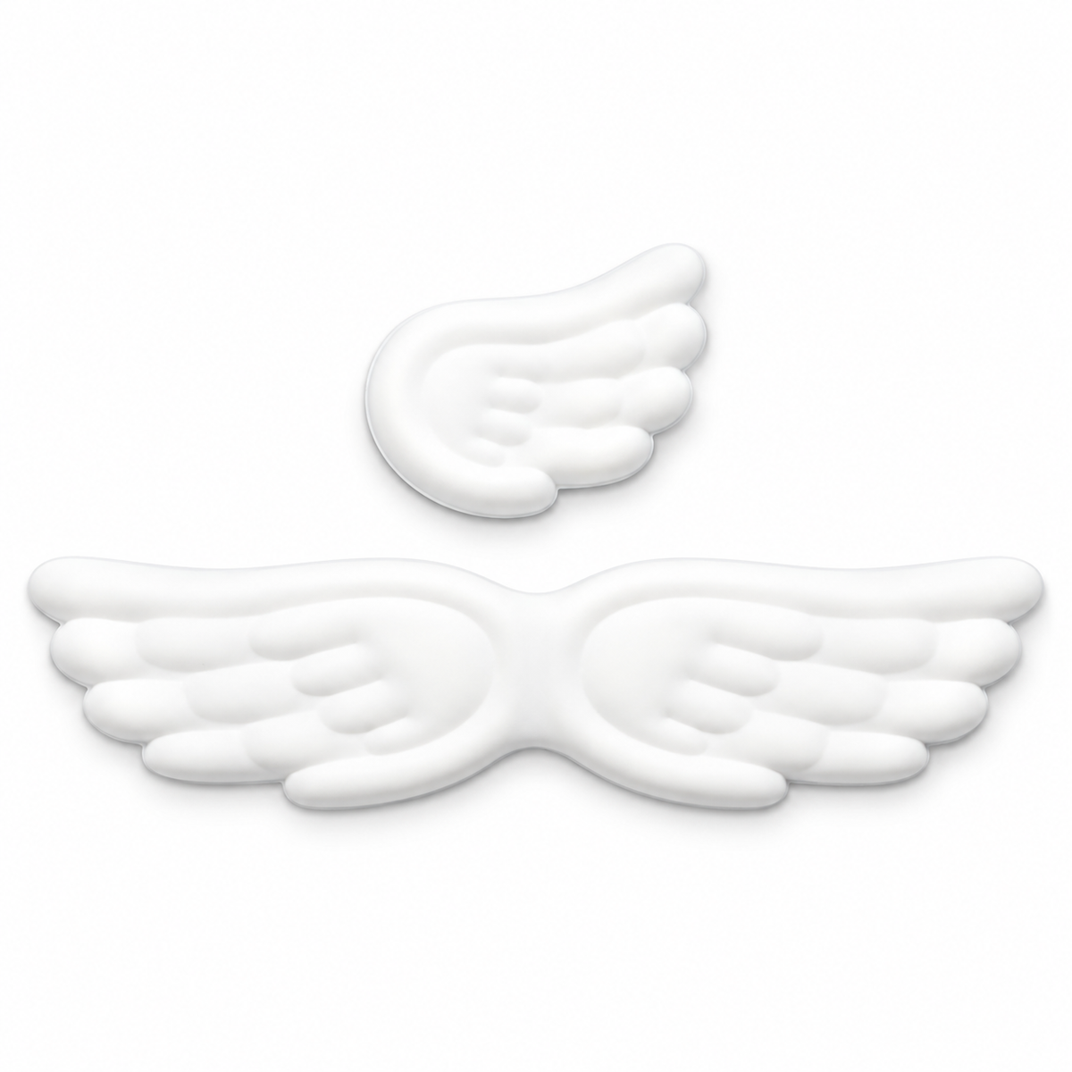 Angel Wings Wrist Rest Set - Ergonomic Keyboard Mouse Support Pad