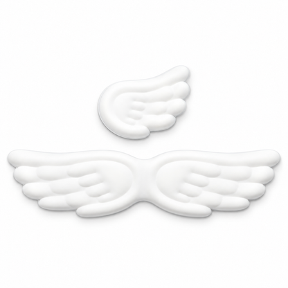 Angel Wings Wrist Rest Set - Ergonomic Keyboard Mouse Support Pad