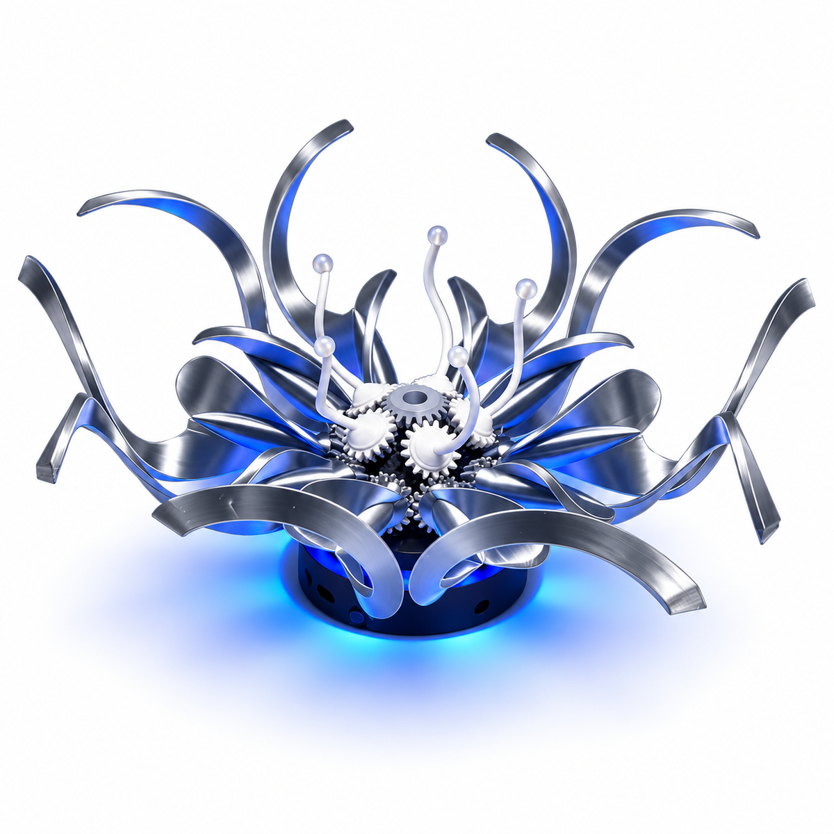 Mechanical Flower RGB Ambient Lamp - Sound Reactive Desk Decor Light