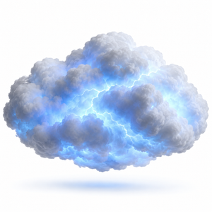 Thunder Cloud Lamp - DIY Lightning Cloud LED Strip for Gaming Room Wall