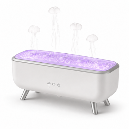 Jellyfish Humidifier Aroma Diffuser - Sound Reactive Mist Maker for Gaming Desk