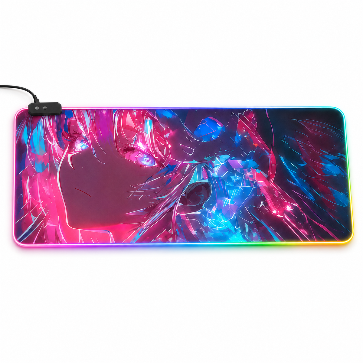 Fantasy Style RGB Gaming Mouse Pad - LED Light Up Extended Desk Mat