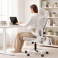 Ergonomic Mesh Office Chair with Flip-Up Arms - High Back Desk Chair with Adjustable Headrest