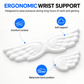Angel Wings Wrist Rest Set - Ergonomic Keyboard Mouse Support Pad
