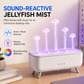 Jellyfish Humidifier Aroma Diffuser - Sound Reactive Mist Maker for Gaming Desk