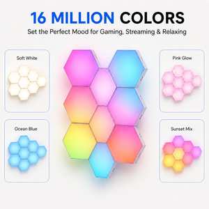 Hexagon LED Panels (6 Pack)