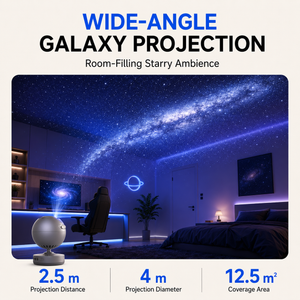 Galaxy Star Projector Night Light - Bluetooth Meteor Starry Sky Lamp