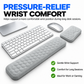 Memory Foam Keyboard Wrist Rest - Massage Texture Ergonomic Support Pad