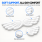 Angel Wings Wrist Rest Set - Ergonomic Keyboard Mouse Support Pad