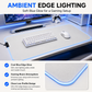 Minimal Solid Desk Mat - Premium Extended Mouse Pad