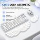 Angel Wings Wrist Rest Set - Ergonomic Keyboard Mouse Support Pad