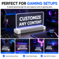 RGB Desk Name Sign