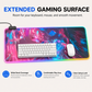 Fantasy Style RGB Gaming Mouse Pad - LED Light Up Extended Desk Mat