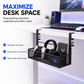 Desktop Pegboard Organizer - Modular Desk Storage System