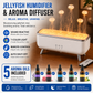 Jellyfish Humidifier Aroma Diffuser - Sound Reactive Mist Maker for Gaming Desk