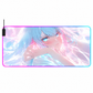 Fantasy Style RGB Gaming Mouse Pad - LED Light Up Extended Desk Mat
