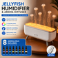 Jellyfish Humidifier Aroma Diffuser - Sound Reactive Mist Maker for Gaming Desk