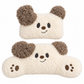 Plush Headrest & Lumbar Support Set - Cute Cartoon Car Seat & Gaming Chair Cushion