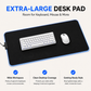 Minimal Solid Desk Mat - Premium Extended Mouse Pad