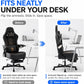 Ergonomic Gaming Chair for Adults - Big and Tall Desk Chair with Lumbar Support and Mechanical Arm Armrests, Comfortable Gamer Computer Chair, Gaming Chairs with Footrest