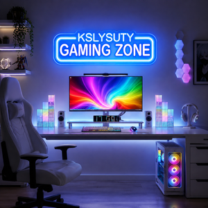 Custom Gamer Name Neon Sign: Personalized Gaming Zone LED Wall Decor