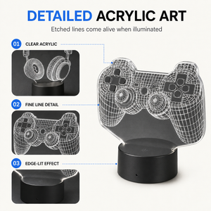 3D Game Icon Night Light