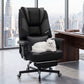 Big and Tall Executive Office Chair with Footrest - Reclining High Back Computer Chair