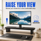 Monitor Riser Stand - Adjustable Height Desktop Shelf