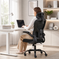 Ergonomic Mesh Office Chair with Flip-Up Arms - High Back Desk Chair with Adjustable Headrest
